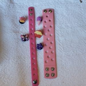 Croc brackets with charms